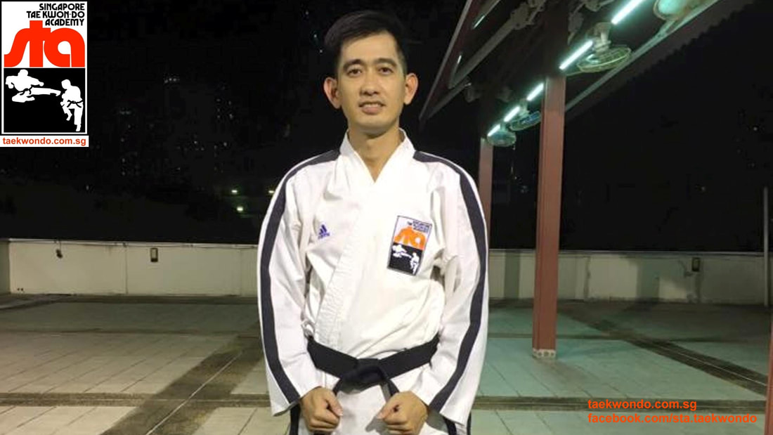 Master Aaron Huan 6th Dan Chief Instructor Singapore Taekwondo Academy Marine Parade Bukit Batok Punggol Gardens Ang Mo Kio GIG International School